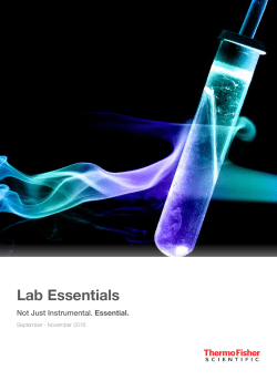 Lab Essentials - Thermo Fisher Scientific