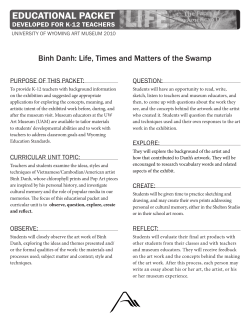 Binh Danh: Life, Times and Matters of the Swamp