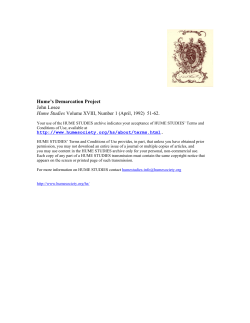 Searchable pdf - The Hume Society