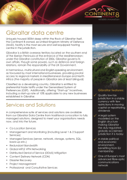 Gibraltar data centre - Continent 8 Technologies