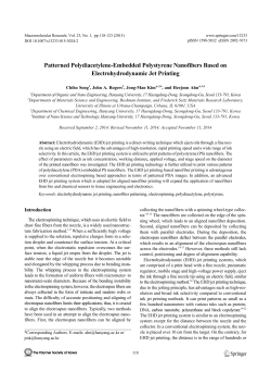 Patterned Polydiacetylene-Embedded Polystyrene Nanofibers