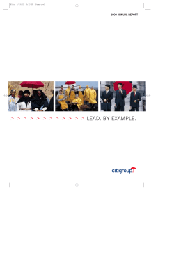 Citigroup 2000 Annual Report