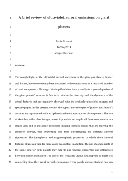 A brief review of ultraviolet auroral emissions on giant planets