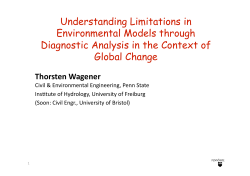 Understanding Limitations in Environmental Models through