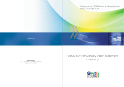 OECD 50th Anniversary Vision Statement