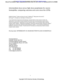 Intermediate-dose versus high-dose prophylaxis for