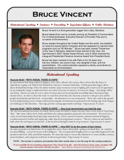 Bruce`s Services Information Handout