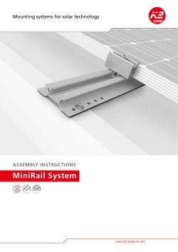 MiniRail System - Everest Solar Systems