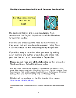 Class VIII - The Nightingale