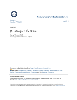JG Macquee The Hittites