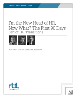 I`m the New Head of HR, Now What?
