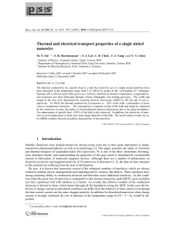 Thermal and electrical transport properties of a single nickel nanowire