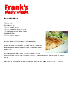 Haddock - Frank`s Piggly Wiggly