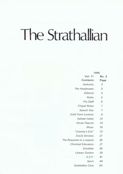 1975 - Strathallan School