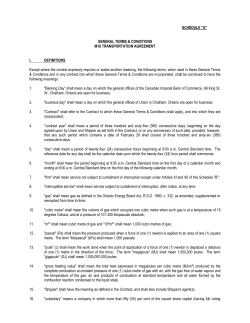 schedule - Union Gas Limited