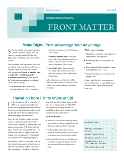 June 2008 - v.3.2 - The Sheridan Group