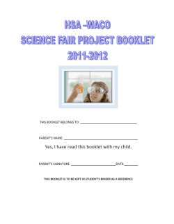 Variables in Your Science Fair Project