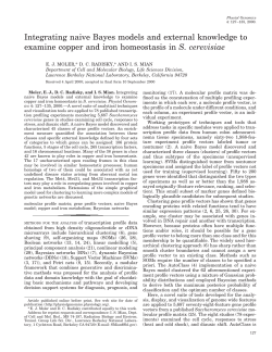 Integrating naive Bayes models and external knowledge to examine