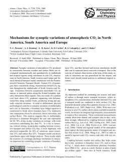 Mechanisms for synoptic variations of atmospheric CO2 in North