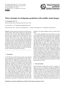 Three attempts of earthquake prediction with satellite cloud