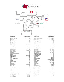 STORE NAME MAP LOCATION STORE NAME MAP LOCATION