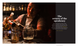 The return of the speakeasy