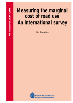 Measuring the marginal cost of road use An