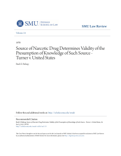 Source of Narcotic Drug Determines Validity of the