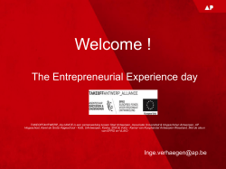 Innovator - AP Hogeschool Antwerpen