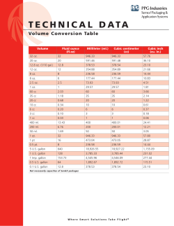 technical data - PPG Aerospace