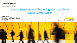 How to Seize Control of Technology Costs and Drive Digital