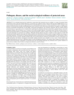 Pathogens, disease, and the social