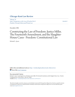 Constricting the Law of Freedom