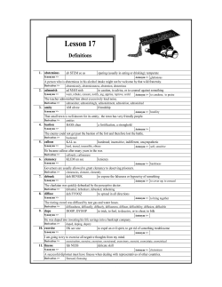 Lesson 17