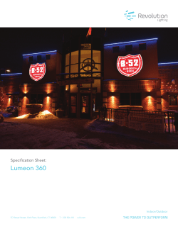 Lumeon 360 - Revolution Lighting Technologies