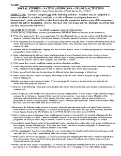 S.S. Homework Project - St. Charles Parish Public Schools