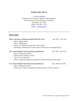 seoha min, ph. d. - Bryan School of Business and Economics at UNCG