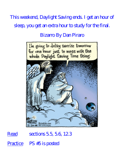 This weekend, Daylight Saving ends. I get an hour of sleep, you get