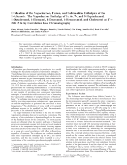 Evaluation of the Vaporization, Fusion, and Sublimation