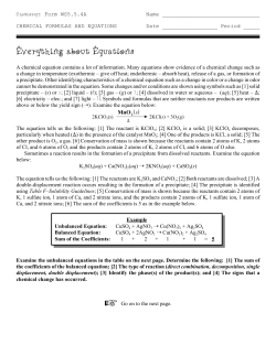 Everything about Equations