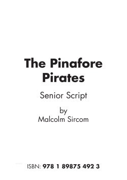 The Pinafore Pirates - Musicline Publications