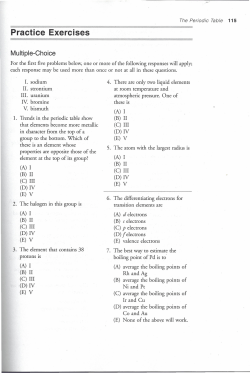File - Mr. Vincent`s AP Chemistry