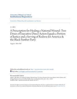 A Prescription for Healing a National Wound
