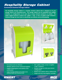 Hospitality Storage Cabinet