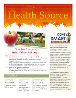 2015 Fall Newsletter - Colts Neck Township