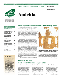 Amicitia - Cornell College