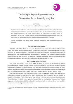 The Multiple Aspects Representations in The Hundred Secret