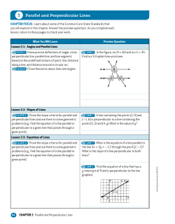 Parallel and Perpendicular Lines 3