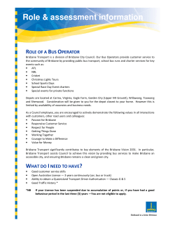 Information Kit-Casual Bus operator