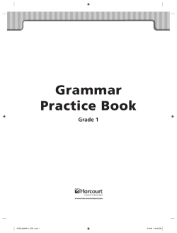 Grammar Practice Book